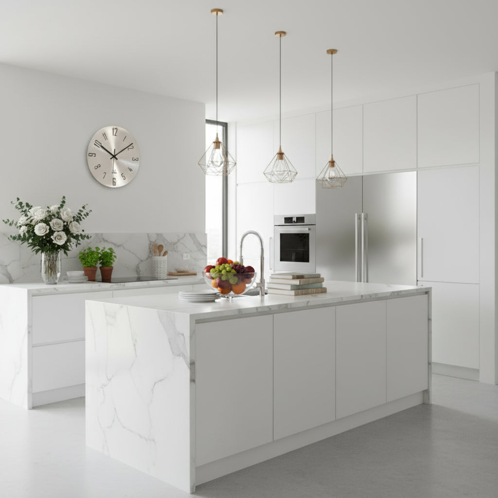 Nordic Creative Metal Wall Clock Modern Living Room