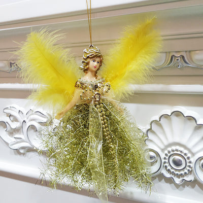 Christmas Children's Cute Doll Plush Angel Pendant