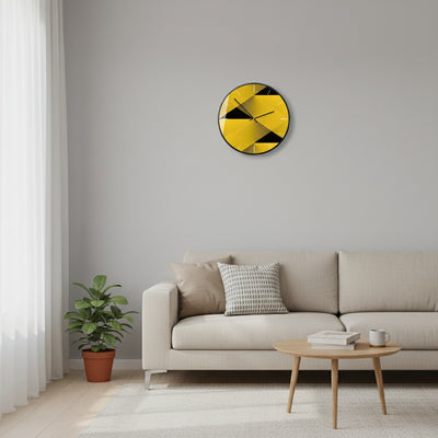 Geometric Nordic Style Abstract Picture Series Clocks