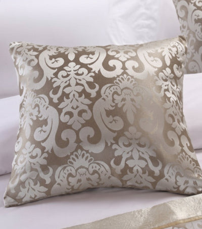 High grade and simple modern luxury gold bed cover, bed end cushion and pillow case