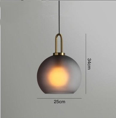 Nordic Simple Modern Glass Ball Chandelier