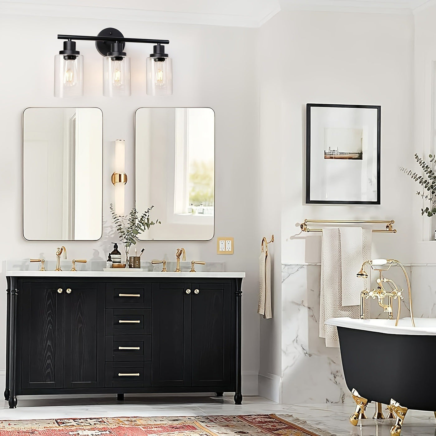 Iron Nordic Furnishings Modern Bedside Lamp