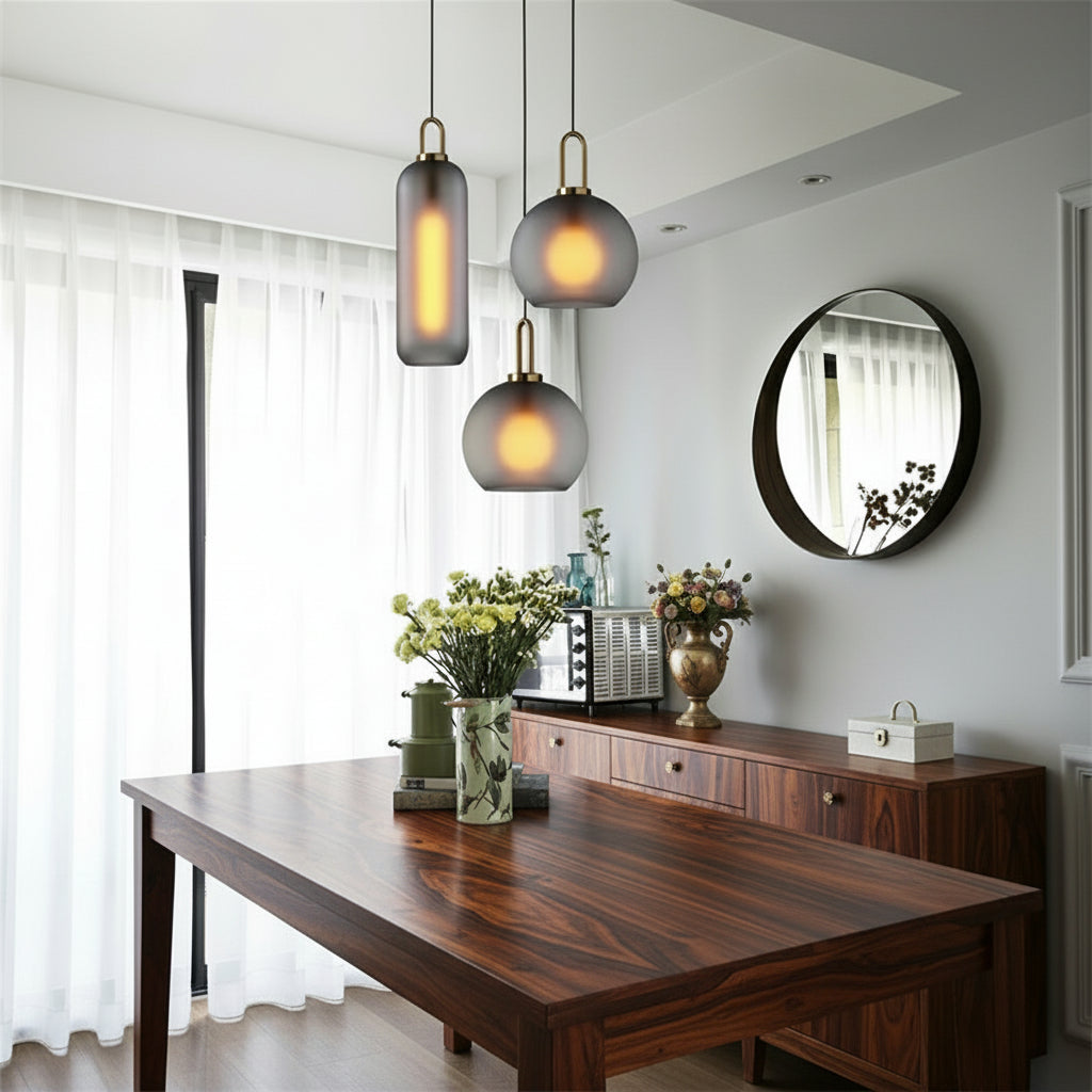 Nordic Simple Modern Glass Ball Chandelier