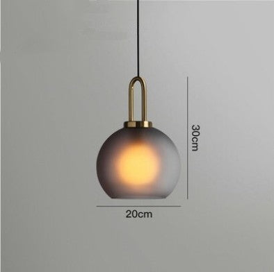 Nordic Simple Modern Glass Ball Chandelier