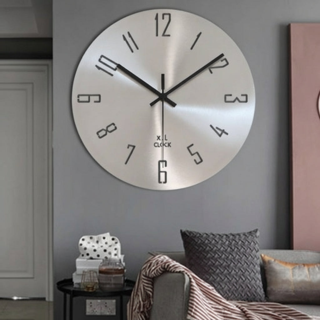 Nordic Creative Metal Wall Clock Modern Living Room