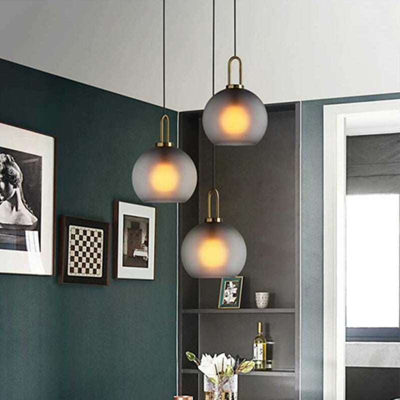 Nordic Simple Modern Glass Ball Chandelier